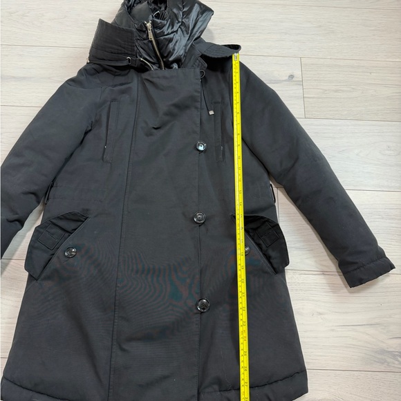 [Massimo Dutti] Black Hooded Puffer Jacket - Picture 7 of 16